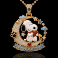 SNPY Solid Gold Chain with Diamond Pendant PDL