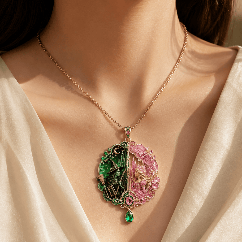 WCKD Solid Gold Chain with Diamond Pendant PDL