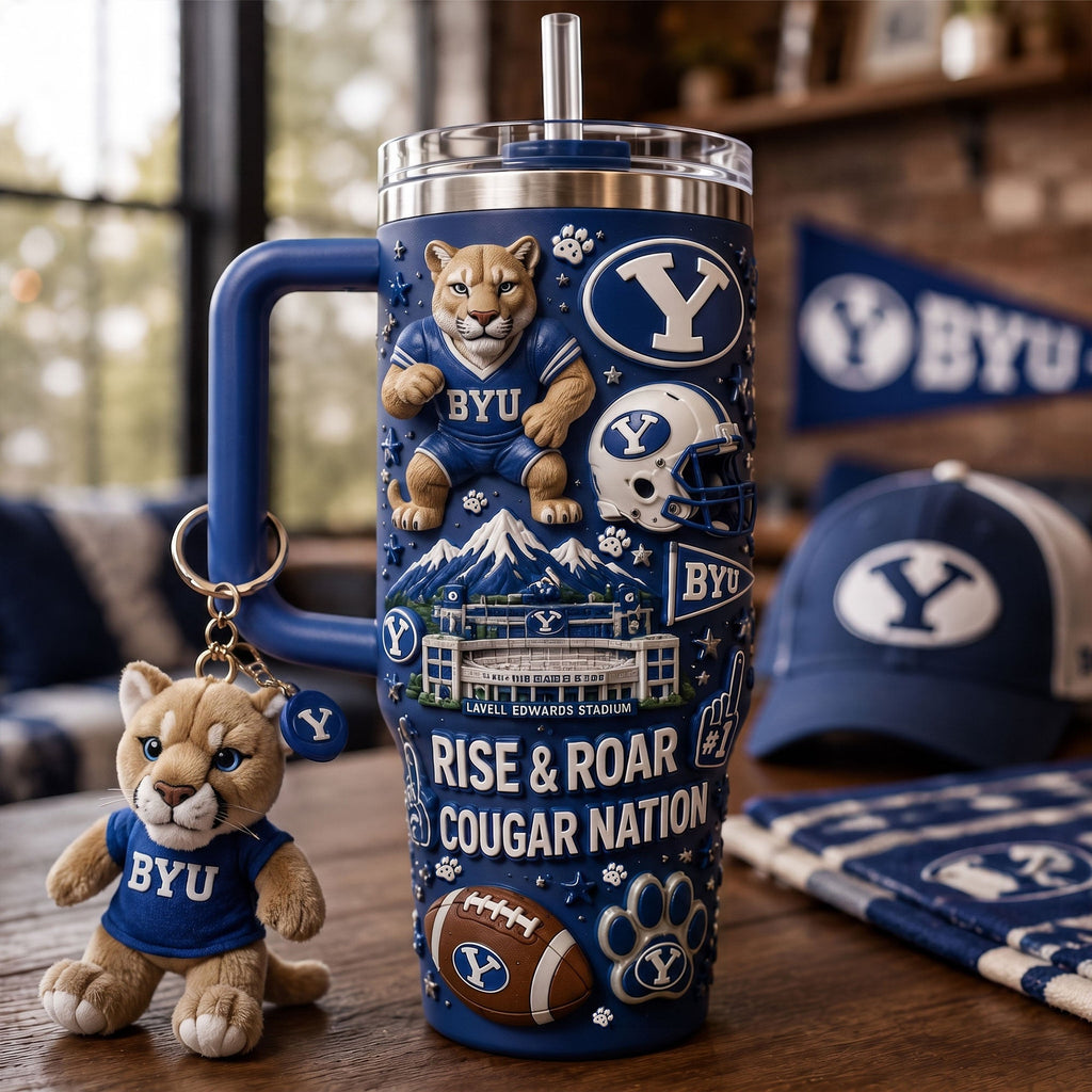 BYU 40oz Tumbler With Handle HTTT