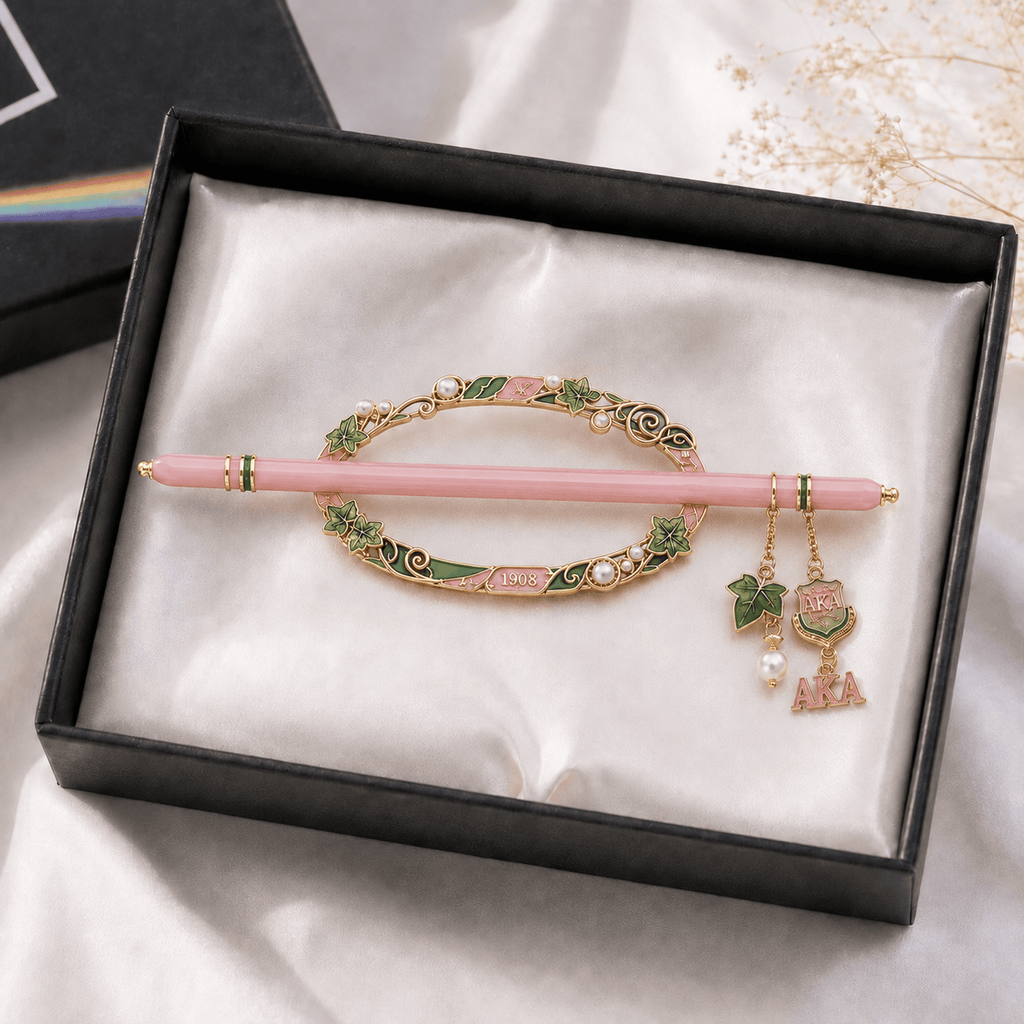 AKA Premium Embellished Hair Clip