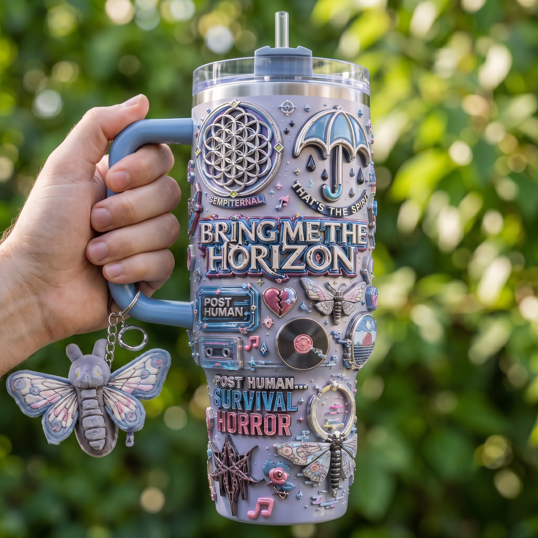 BMTH 40oz Tumbler With Handle HTTT